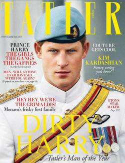 prince harry covers tatler november 2012