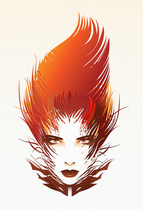 lohrien:  ‘Seasons’ Illustrations by Jeff Langevin