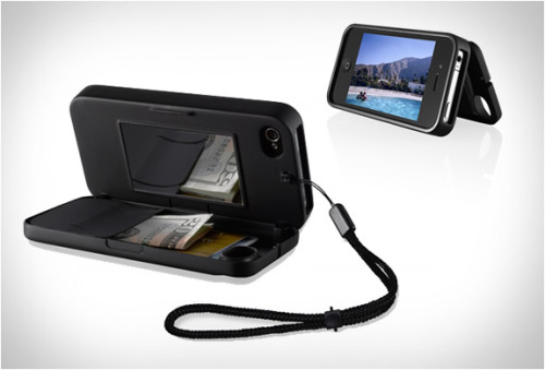 industrialist:  Eyn iPhone storage case. Hold everything you need in a secure, hidden storage space that clicks shut. 