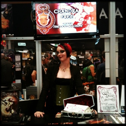 soulbots:Chandra Free @spookychan is signing at the Archaia booth right now. Come on down and get fr
