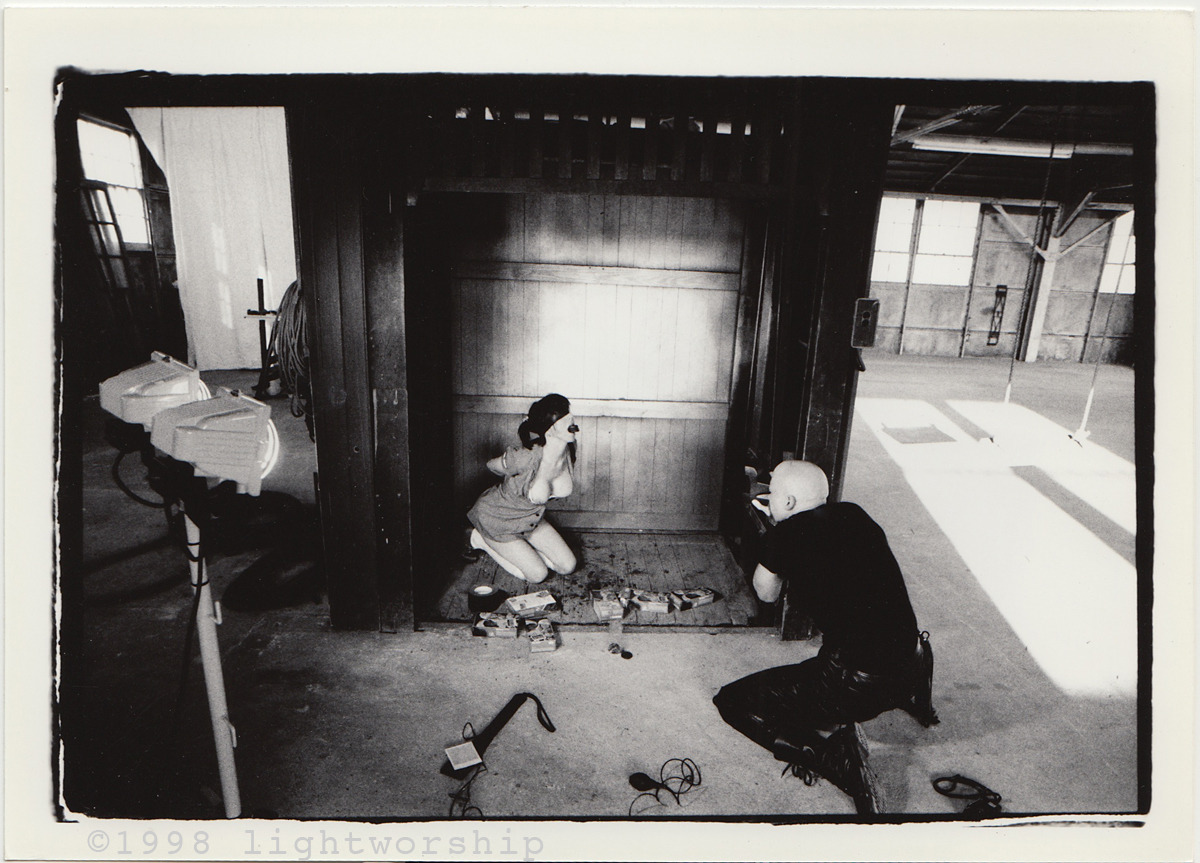 lightworship:  Linda Paris-©1998 lightworship-Shot on film, here you see me taking