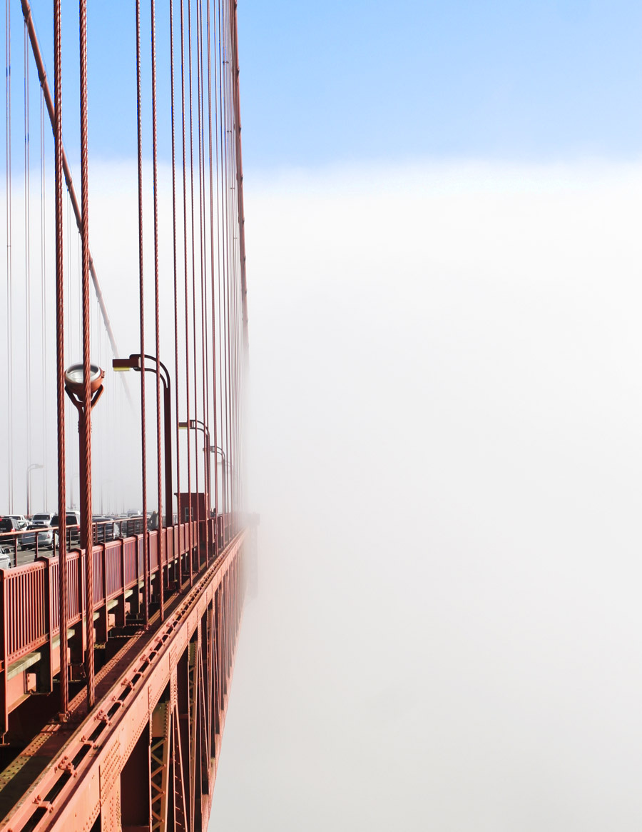 Misty Mist,
Golden Gate Bridge, San Francisco, California