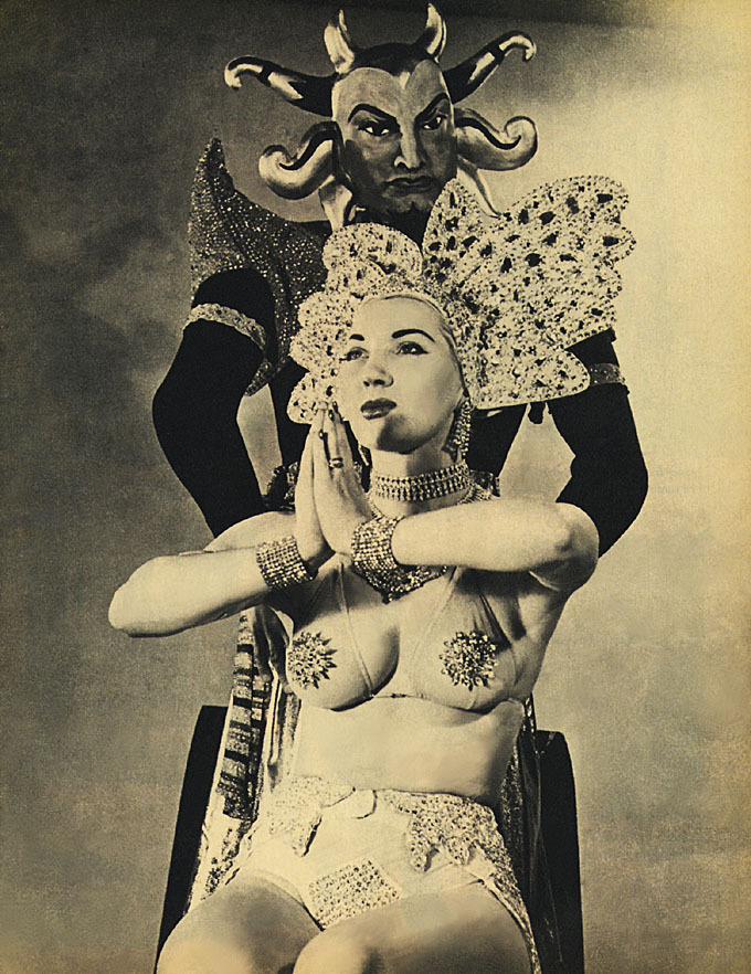  Gene Gemay (and her Genie) appears in a pictorial scanned from the July ‘53 issue