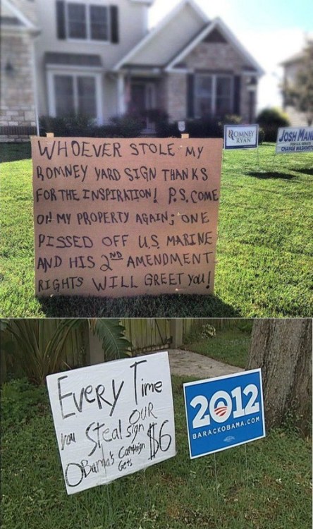 thedailywhat:  The Consequences Of Sign Stealing of the Day: Seems legit. [punditkitchen] 