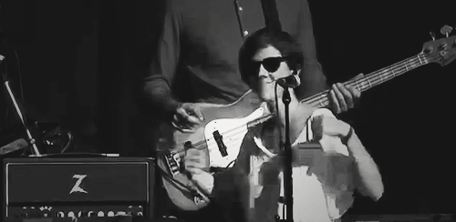 Tegan: Oh, Sara’s taking off her leather jacket!Sara: It’s like, I must be drunk, becaus