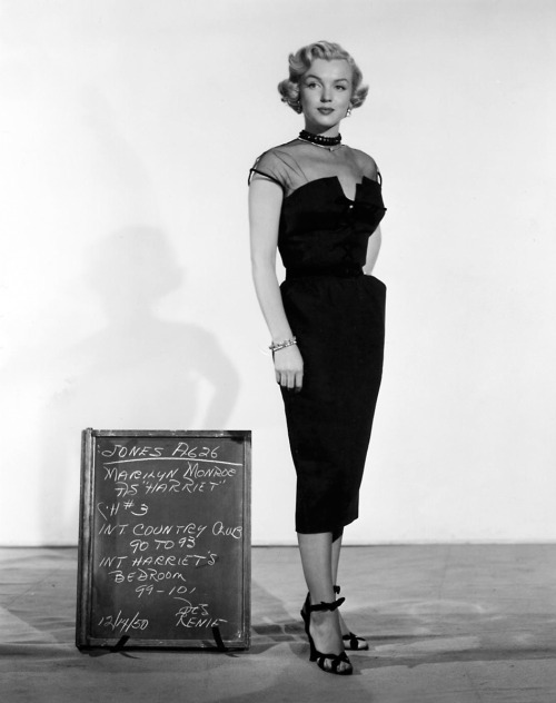 Marilyn Monroe; various wardrobe stills.