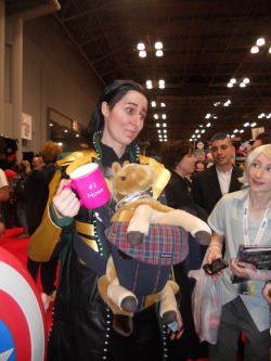 askmamaloki:  ailurusinthetardis:  I just got home from NYCC 2012. There was a lot to see, and a TON of awesome costumes, but this is the best one BY FAR that I saw. The fucking best. Bravo to this person, who’s name I unfortunately did not get.  I
