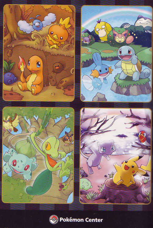 pokescans:Pokémon Center notebook, 2004.