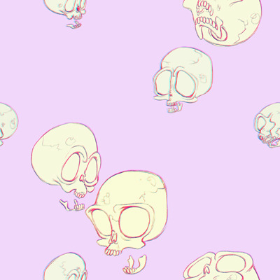 colorpulp:  skulls on the brain 