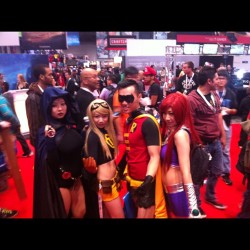 Teen titans.  #nycc  (Taken with Instagram)