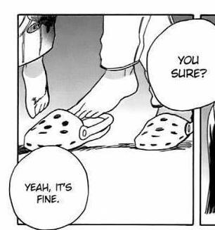 Girl breaks her sandal and has a bleeding foot