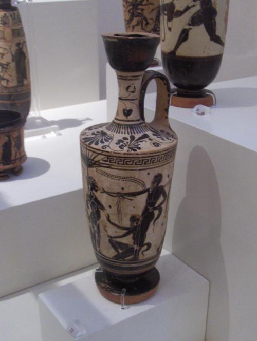 A Greek vase (Archeological museum of Athens)