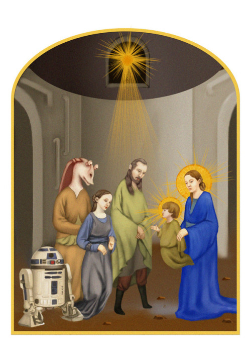 just-art:  Star Wars in Medieval Manuscript by Chawakarn KongprasertArtist: Tumblr / Behance  