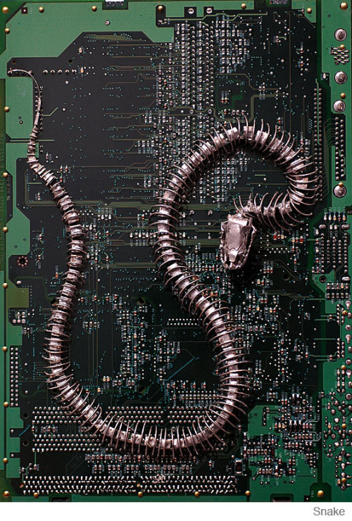 Porn Pics aeontriad: Circuit Board Sculptures by Peter