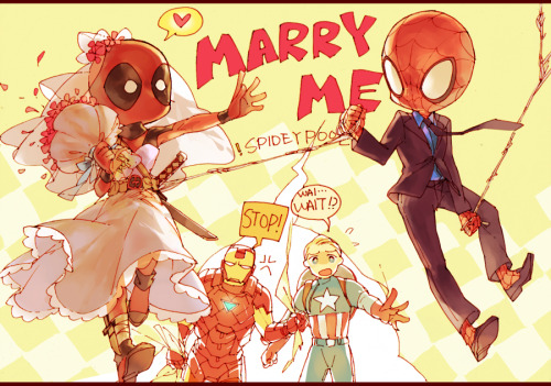 spideypoolverse: Mayer on pixiv