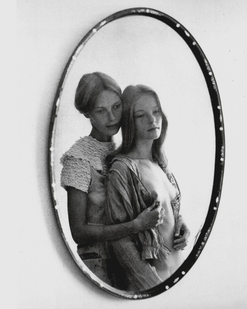 “Mirror, mirror on the wall” Ramatuelle, 1970, by David Hamilton