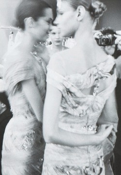 lavandula:  backstage at rodarte autumn/winter 2009-2010