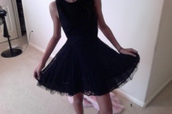 exhele:  my dress for homecoming tonight