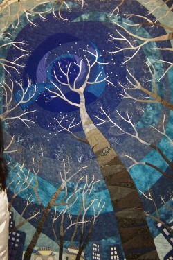 herthen:  (via Tokyo Quilt Festival 2006: Night tree quilt) 