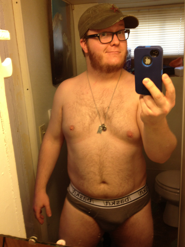kubtastrophe:  hirsutewhore:  Obligatory guess who got new undies shot :D  Yummy