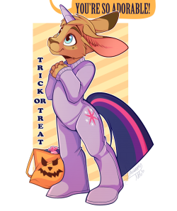 Javiroo - Commission - by StrawberryNeko adorable, yes! Best halloween thing. I could totally see my Cailey doing that