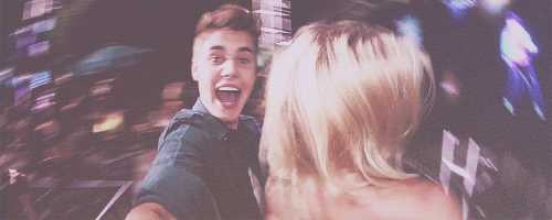 firstmarch-deactivated20220701:  Justin Bieber fangirling over the same blonde girl in BAAB. 