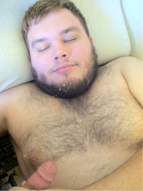rangecub:  The bf coated in a bit of my cum. 
