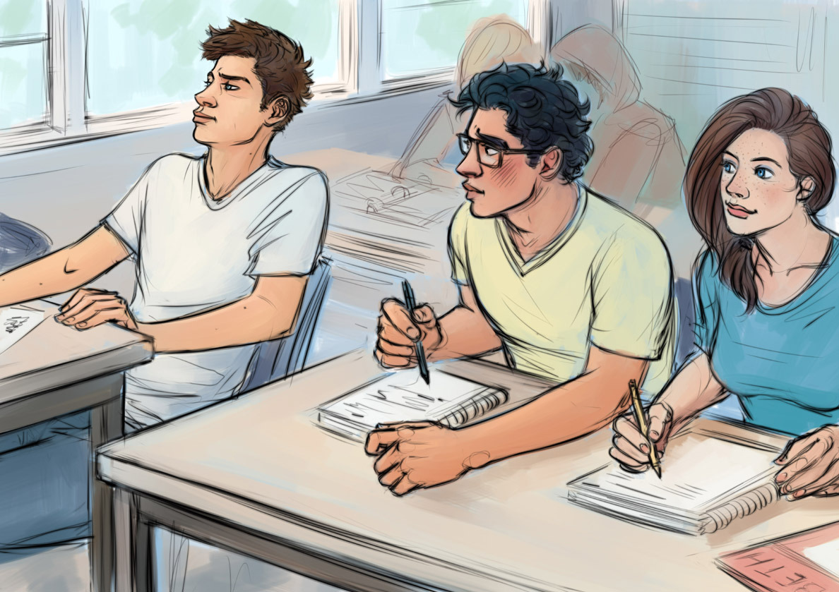 spicyshimmy:  art by stonelions, naturally.   What Kaidan’s ThinkingIn This Exact