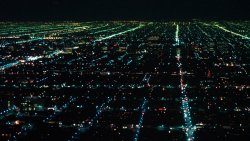 Chicago skyline in Koyaanisqatsi (1982)