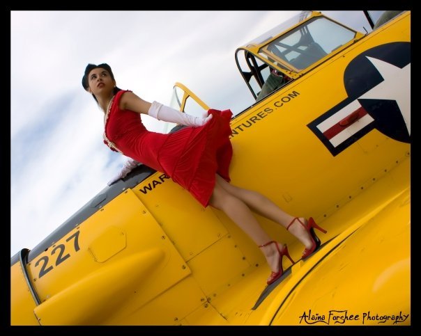   Warbird and Aircraft girl! See more&hellip;