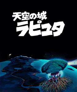kissu-edits:   Studio Ghibli Movie Posters↳ Laputa: Castle