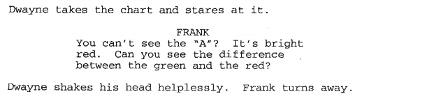 peoplewhocaneatpeople:   Little Miss Sunshine Script + Gifs: Dwayne’s Colorblindness