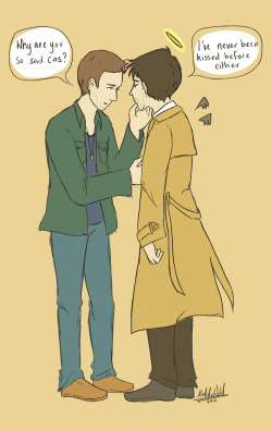 picturesquegoddess:   Dean and Castiel are