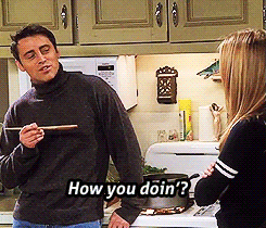 monteithmichele:  FRIENDS repeated quotes:Ross’s “Hi”Phoebe’s “Regina Phalange”Chandler’s