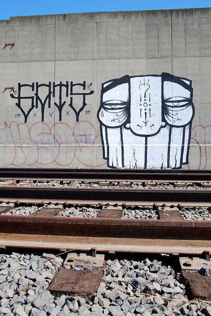 gold-dust-rachel:  GATS (20’ Tall) by GraffitiAgainstTheSystem on Flickr. GATS