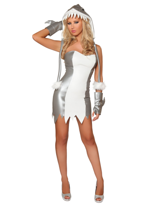 kipicon: johnlockinthetardiswithdestiel: fucknosexisthalloweencostumes: Shark I GET WHAT YOU’R