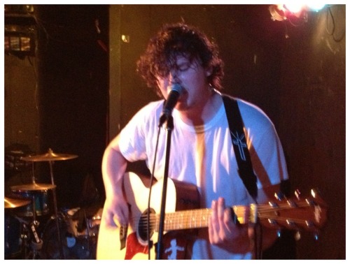 hey-itskyle: Brian Sella - The Front Bottoms; October 13th, 2012 at Mac’s Bar in Lansing, MI