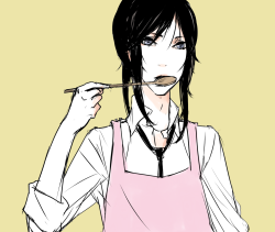 riffrain:  oh my god nothing could have prepared me for cute overload awards winner Kuroh quick doodle because it’s 4AM 