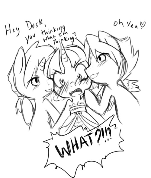 buckshire:  (( not canon btw, just for lulz and because my OT3 <3 Now back to working on the real update. http://ask-etchasketch.tumblr.com/ ))  Me gusta @w@