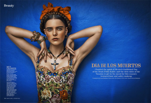 The Mexican holiday,day of the dead served as inspiration for this story featured in the October iss