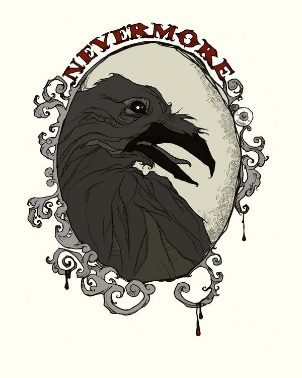 mortisia:  quietdaemon:   Edgar Allan Poe by Abigail Larson, on Tumblr  I absolutely