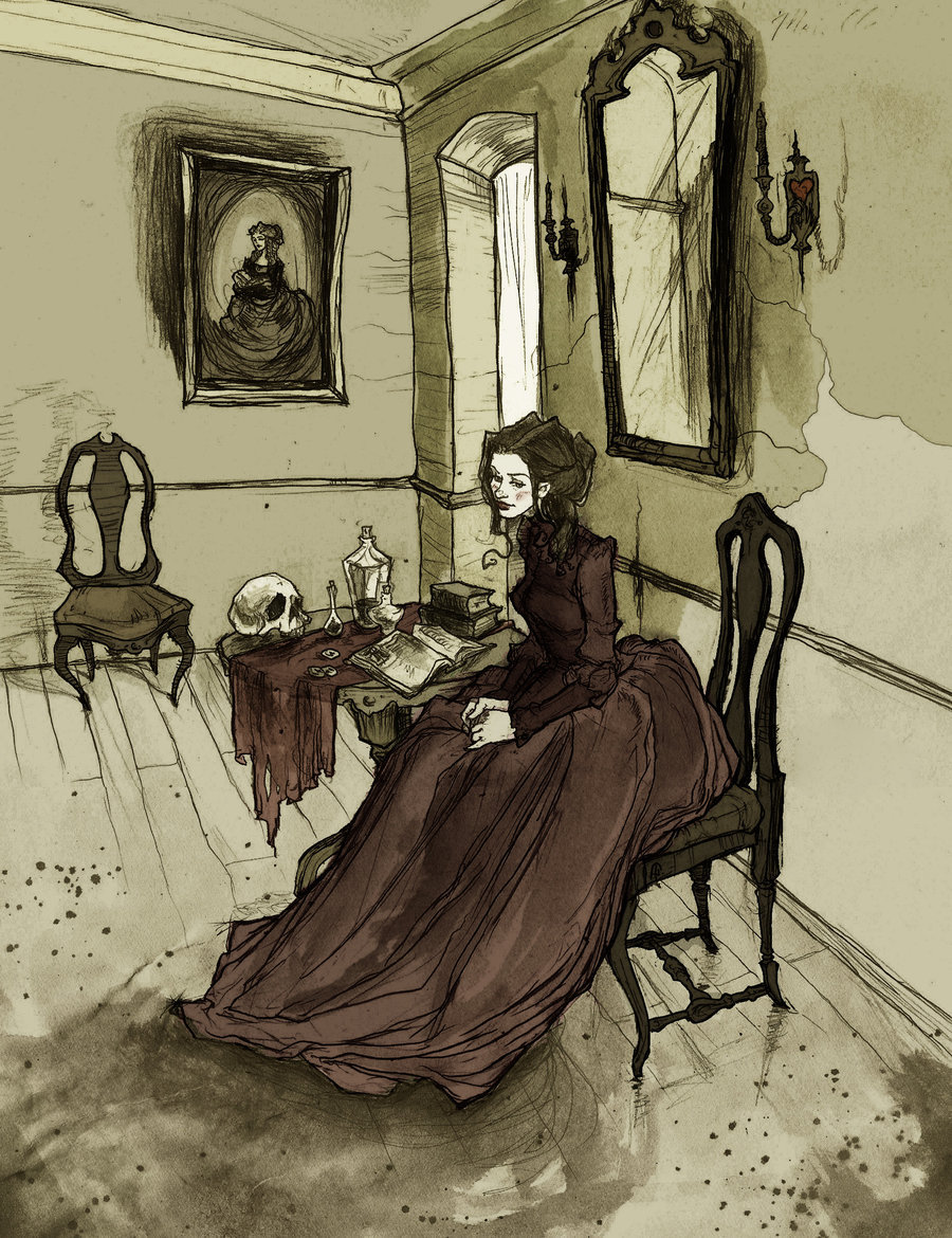 mortisia:  quietdaemon:   Edgar Allan Poe by Abigail Larson, on Tumblr  I absolutely