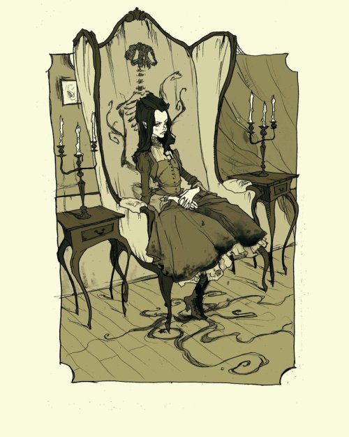 morbidfashion: superawesomeshop: Edgar Allan Poe by Abigail Larson, on Tumblr Abigail Larson has rec