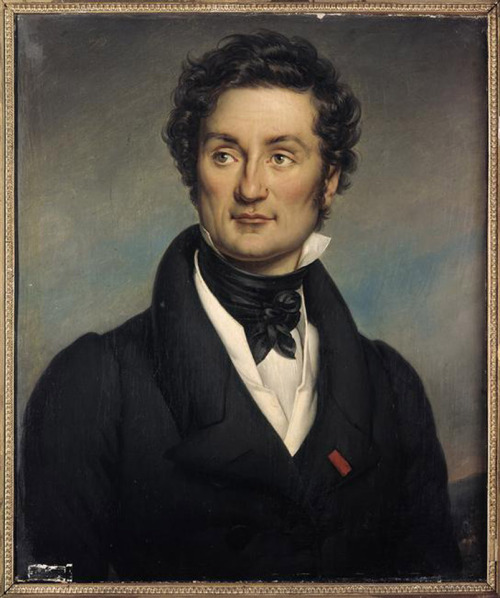 Paulin-Jean-Baptiste Guérin (1783–1855)Portrait of Jean-Charles-Emmanuel Nodier (1780–1844)Oil on ca