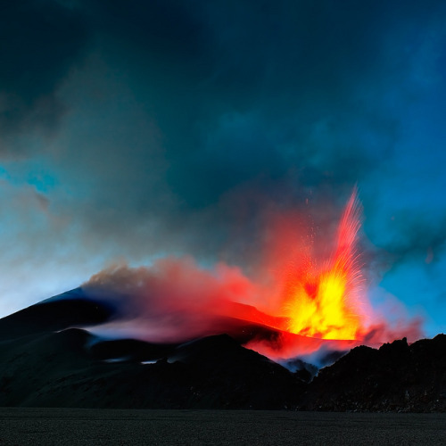 fyeahvolcanoes:Cyan Square by Iceland Aurora (Photo Tours) on Flickr.