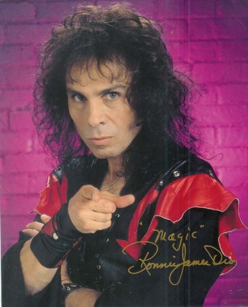 The magic man himself, Mister Ronnie James Dio! 