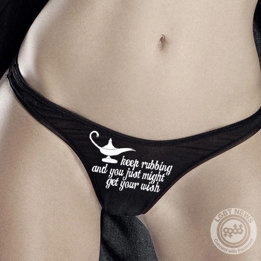 knotty-desires:  Sweet … this is a truly epic pair of panties. 