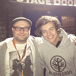  Harry and Niall at Ed ’s concert tonight