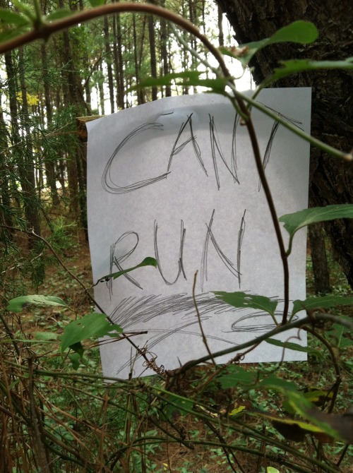 thranduilsenpai:  sexygingerninja:IN  kitsunecoffee:  alfredtheboywonder:  i just introduced my brother and his friends to slenderman they played the game and proceeded to freak the fuck out now they’re playing in the woods so i made these and stapled