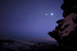 Landscapelifescape:  Fairbanks North Star Borough, Alaska, Usa Jupiter And Venus